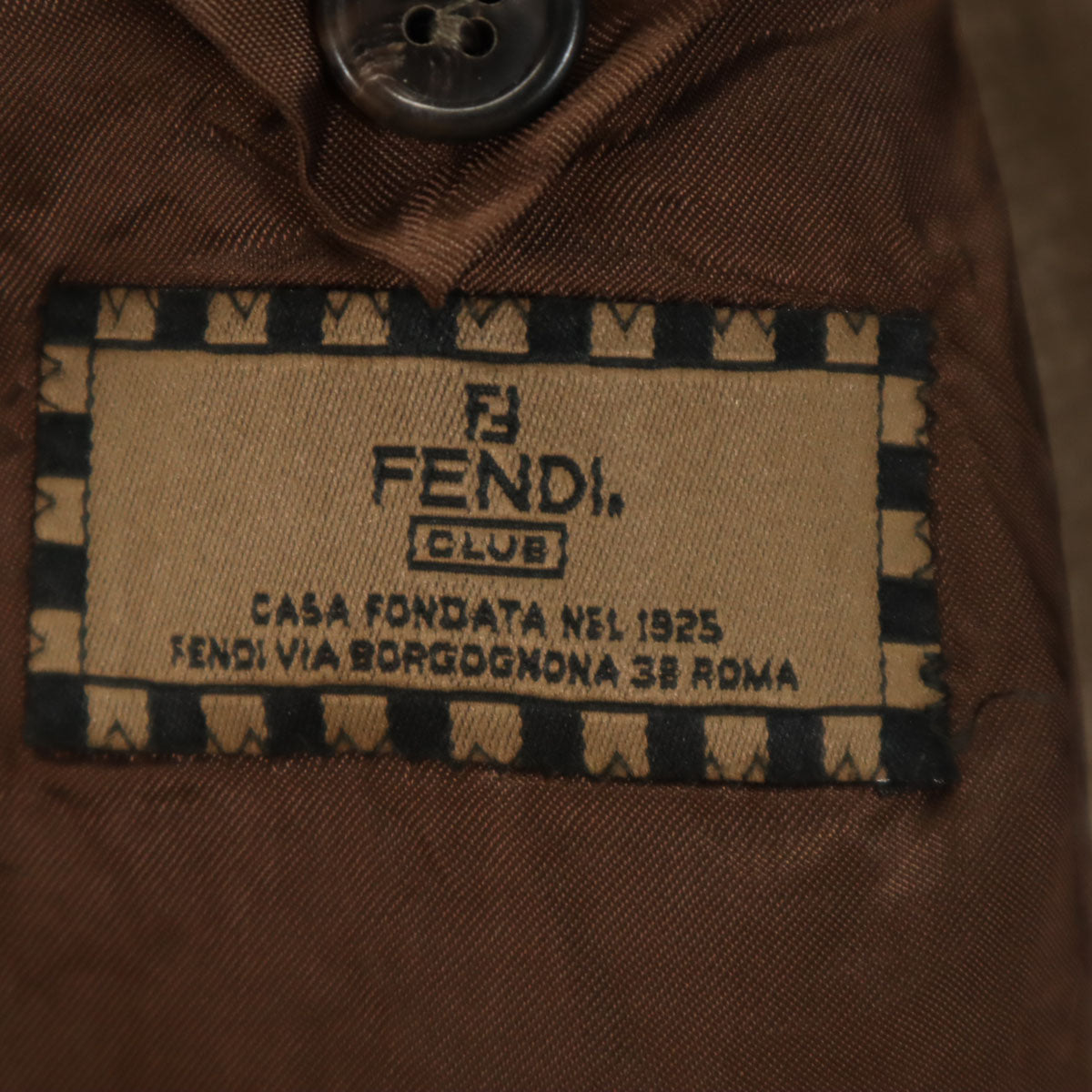 FENDI フェンディ イタリア製 ウールブレンド スーツ 上下 セットアップ ブラック メンズ