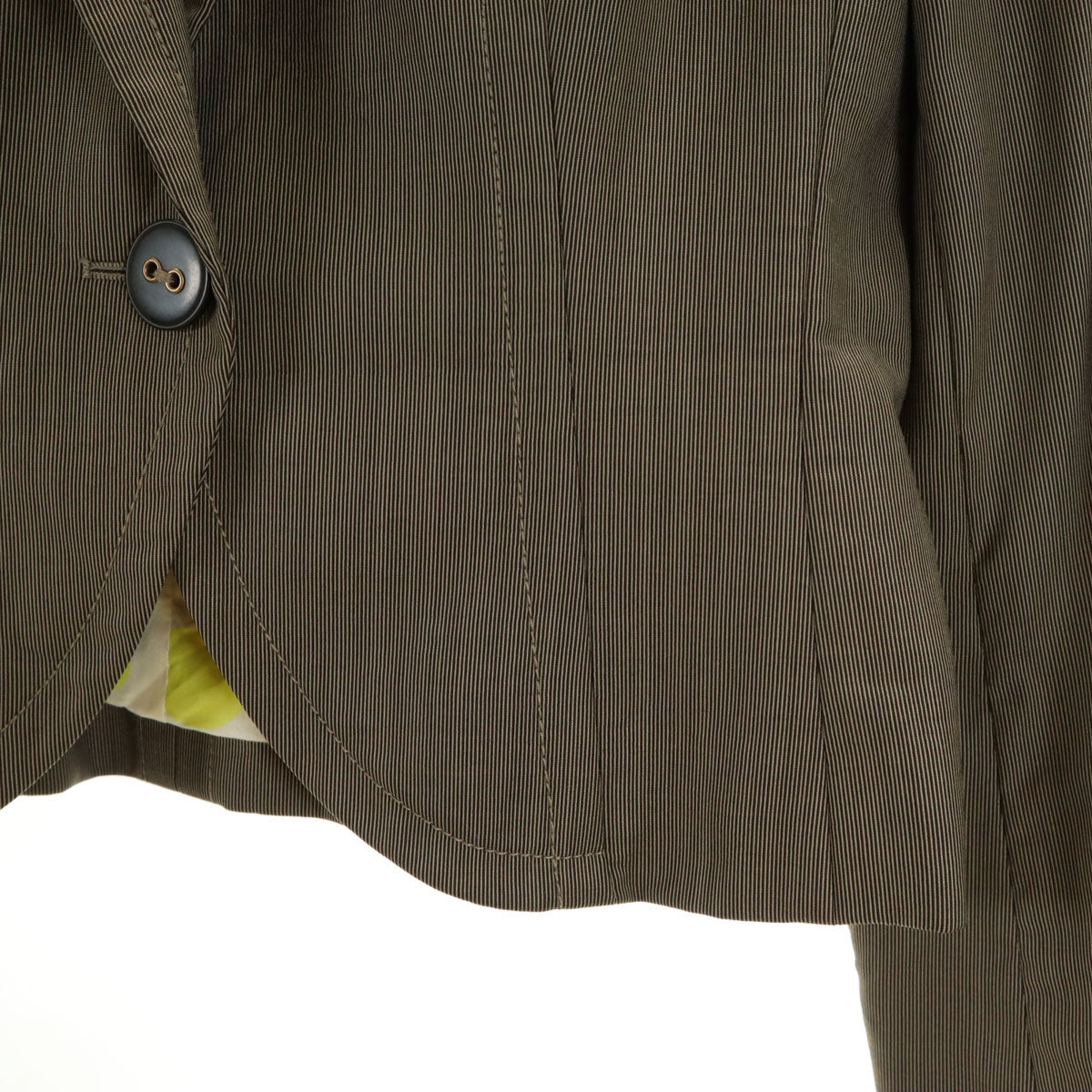 KENZO ケンゾー スロバキア製 ウールブレンド テーラードジャケット 上下 セットアップ 40/38 ベージュ レディース