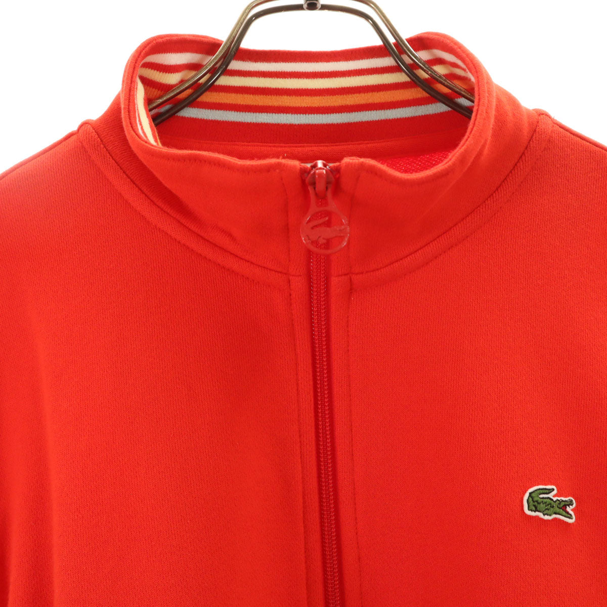 LACOSTE SPORT ラコステスポーツ トラックジャケット 44 レッド レディース