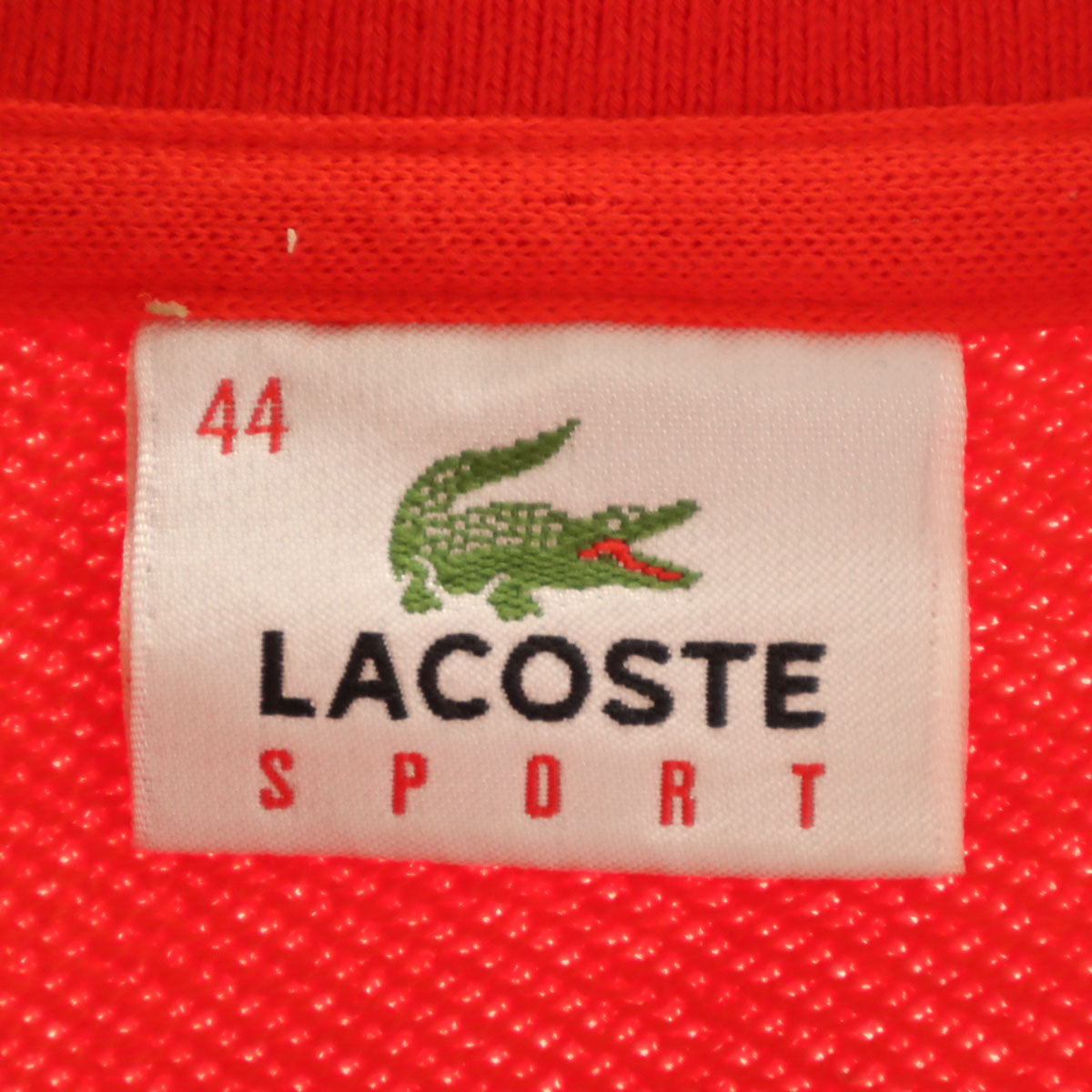 LACOSTE SPORT ラコステスポーツ トラックジャケット 44 レッド レディース