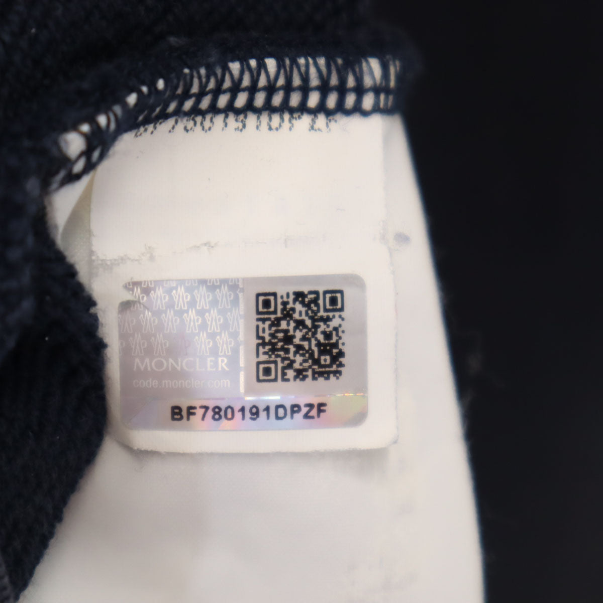 MONCLER モンクレール 長袖 スウェット ジップパーカー S ネイビー メンズ