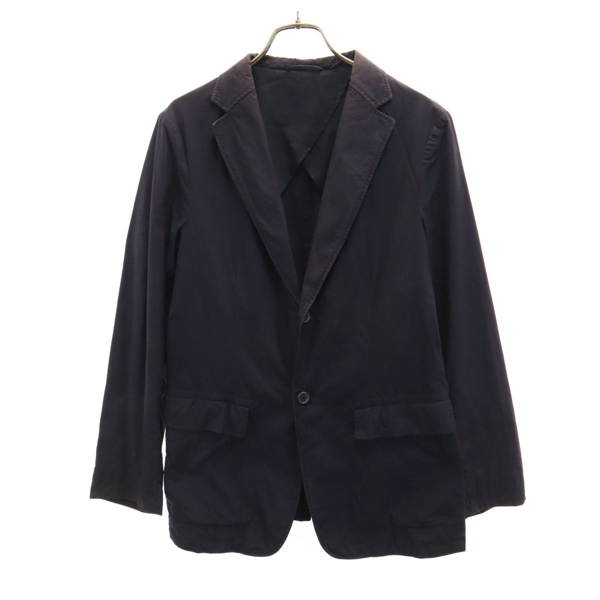 JIL SANDER ジルサンダー イタリア製 テーラードジャケット 46 ブラック アンコン メンズ