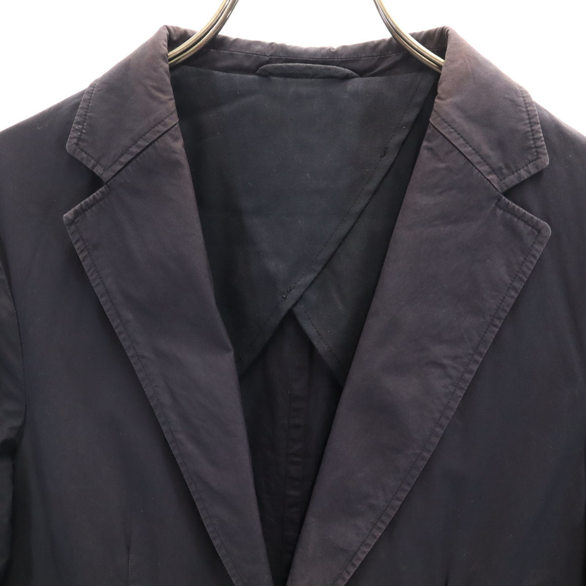 JIL SANDER ジルサンダー イタリア製 テーラードジャケット 46 ブラック アンコン メンズ