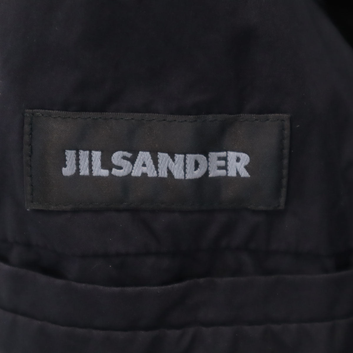 JIL SANDER ジルサンダー イタリア製 テーラードジャケット 46 ブラック アンコン メンズ