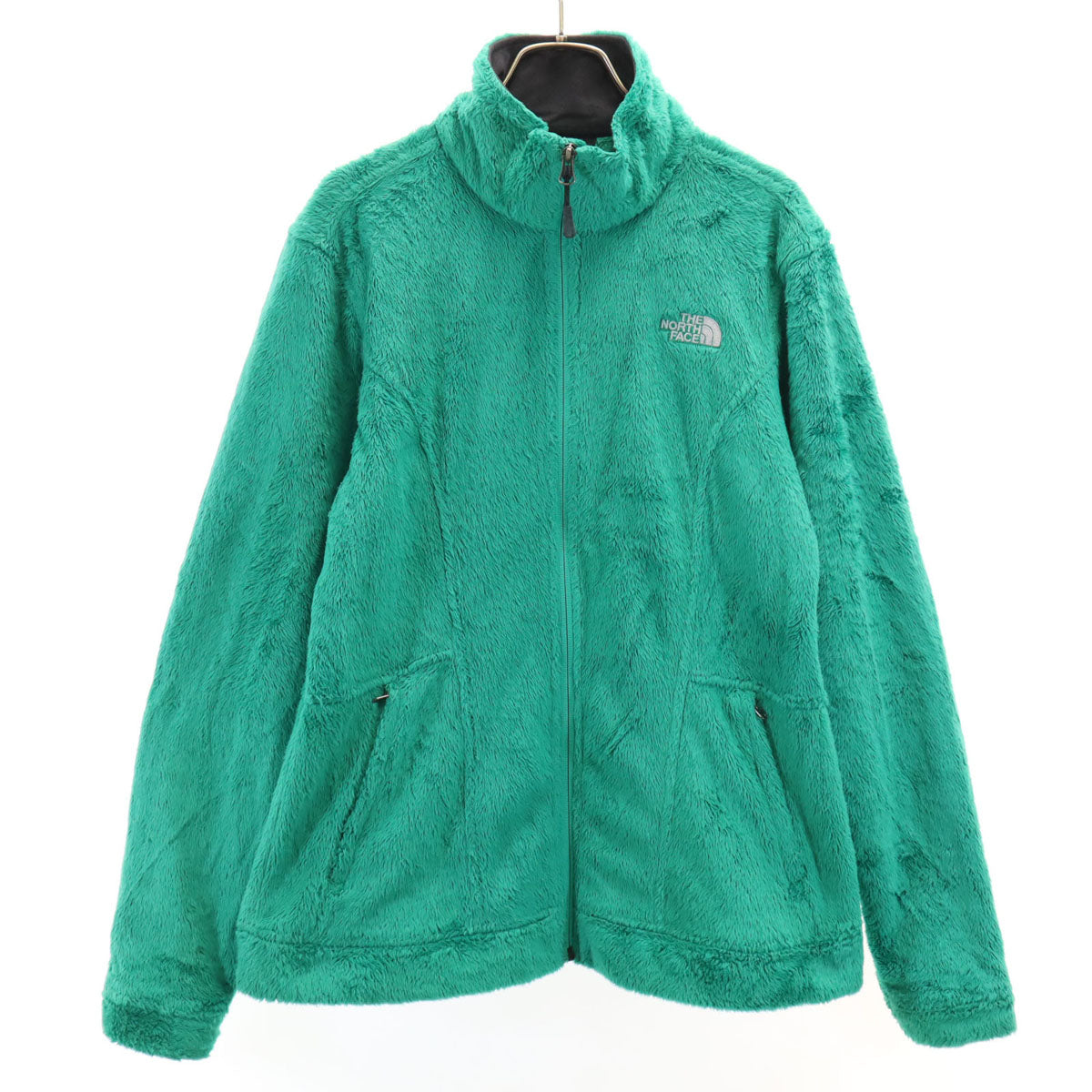 THE NORTH FACE ノースフェイス フリースジャケット L グリーン系 CT42 アウトドア レディース