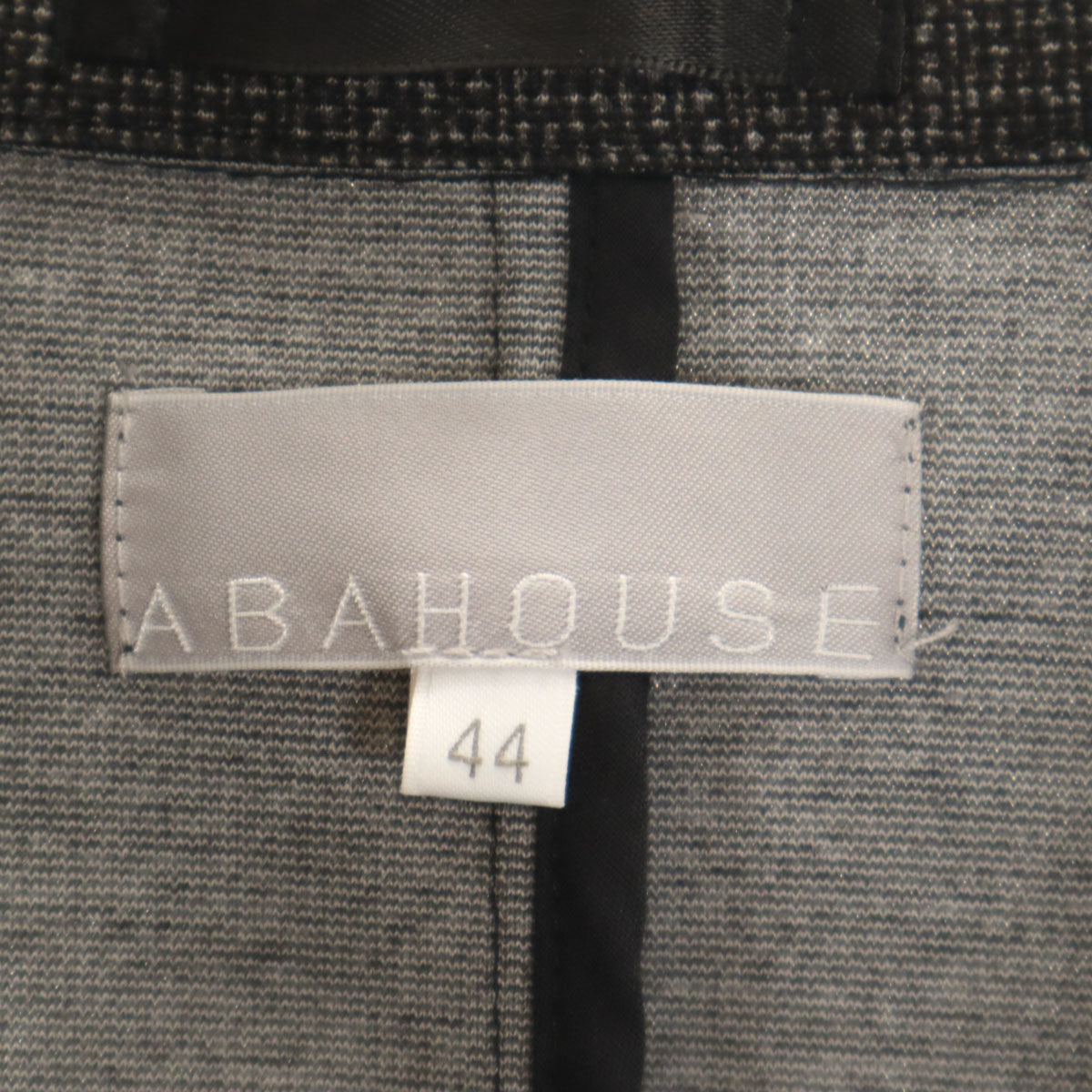 ABAHOUSE アバハウス テーラードジャケット 上下 セットアップ 44 グレー メンズ