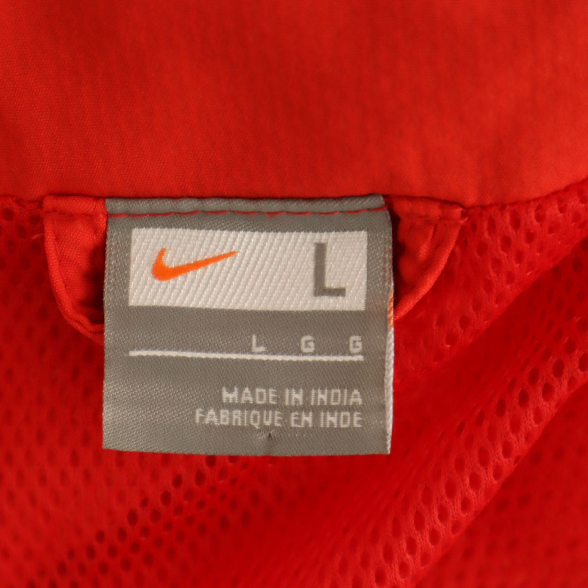 NIKE ナイキ サッカー ジップジャケット L レッド マンチェスターユナイテッド 裏メッシュ メンズ