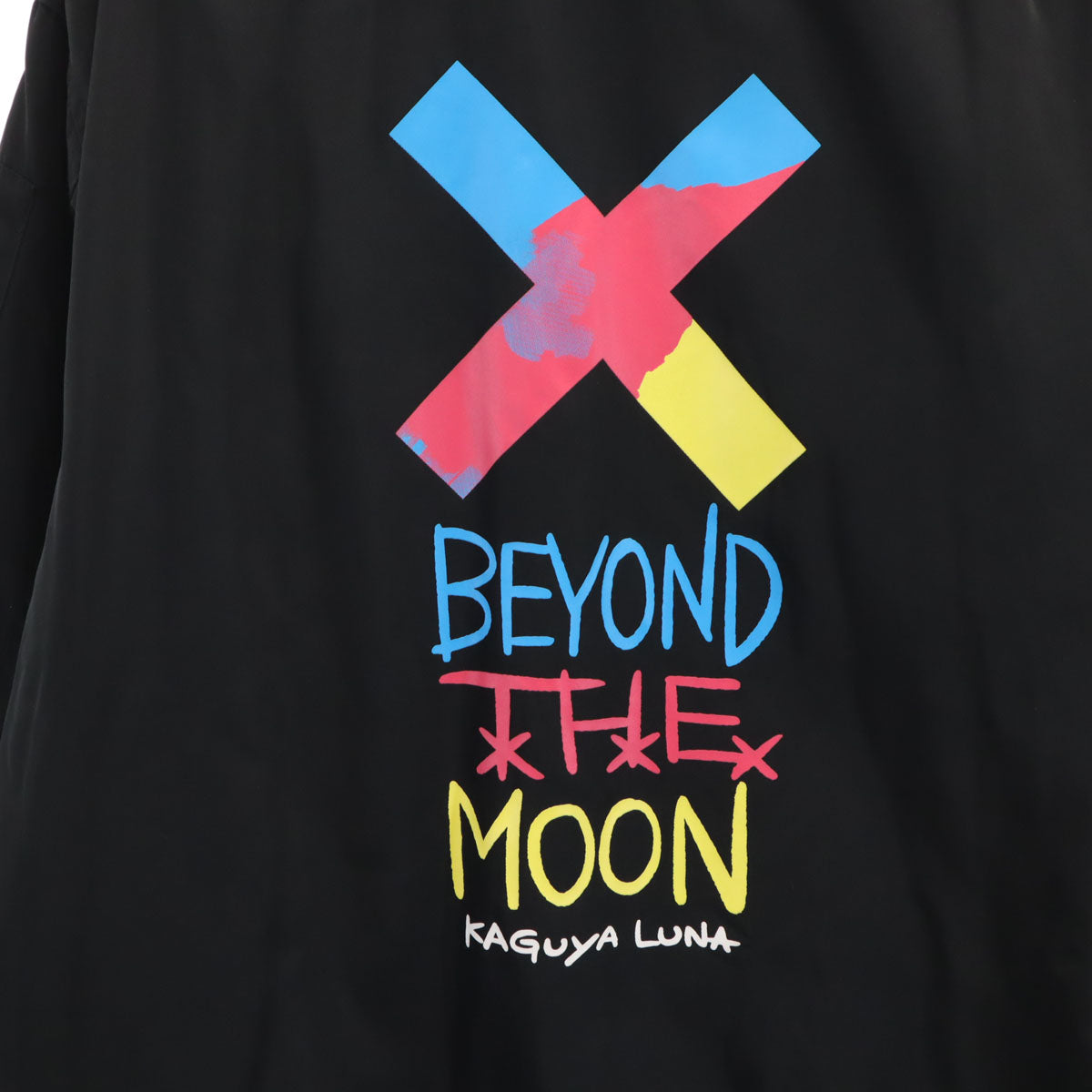 Beyond The Moon ビヨンドザムーン 輝夜 月 MA-1 フライトジャケット SLIM FIT ブラック 中綿 バーチャルYouTuber メンズ
