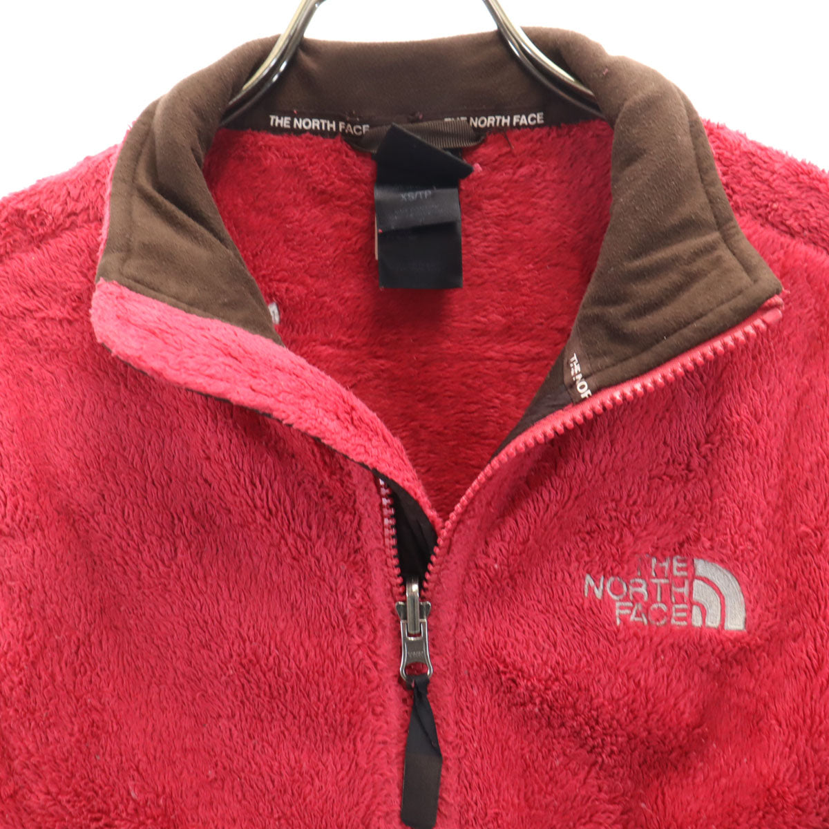 THE NORTH FACE ノースフェイス フリースジャケット XS レッド系 AAHY アウトドア レディース