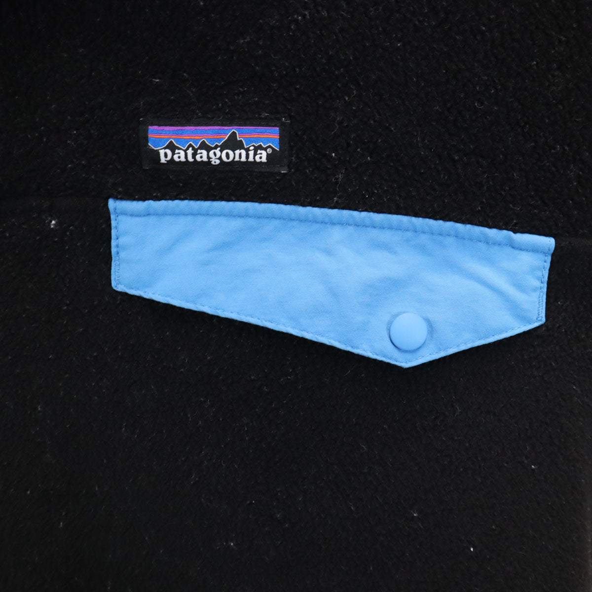 patagonia パタゴニア ライトウェイト シンチラスナップT フリースジャケット S ブラック 25551FA22 アウトドア プルオーバー メンズ