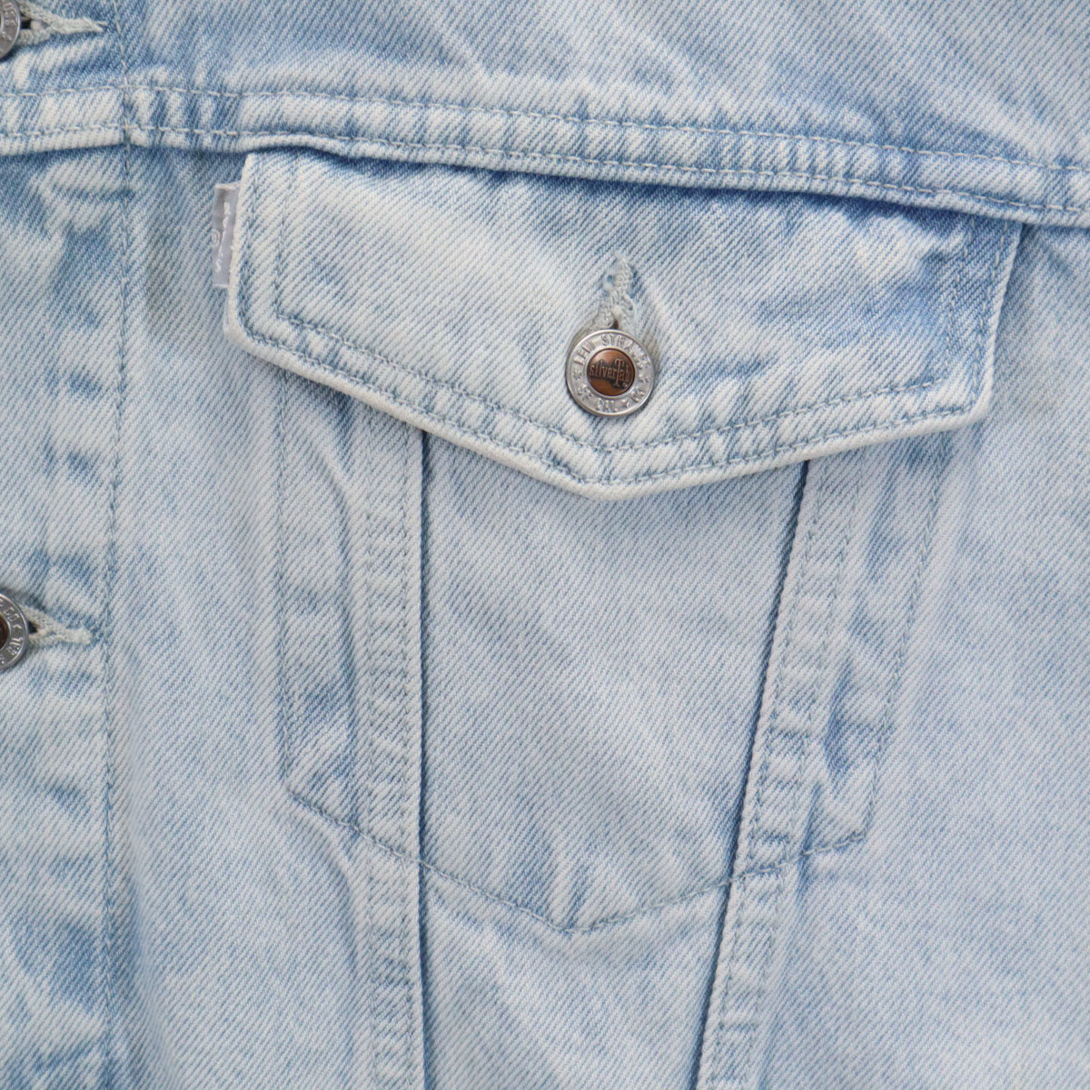 Levi's リーバイス シルバータブ デニムジャケット XL アイスブルー ジージャン トラッカー メンズ