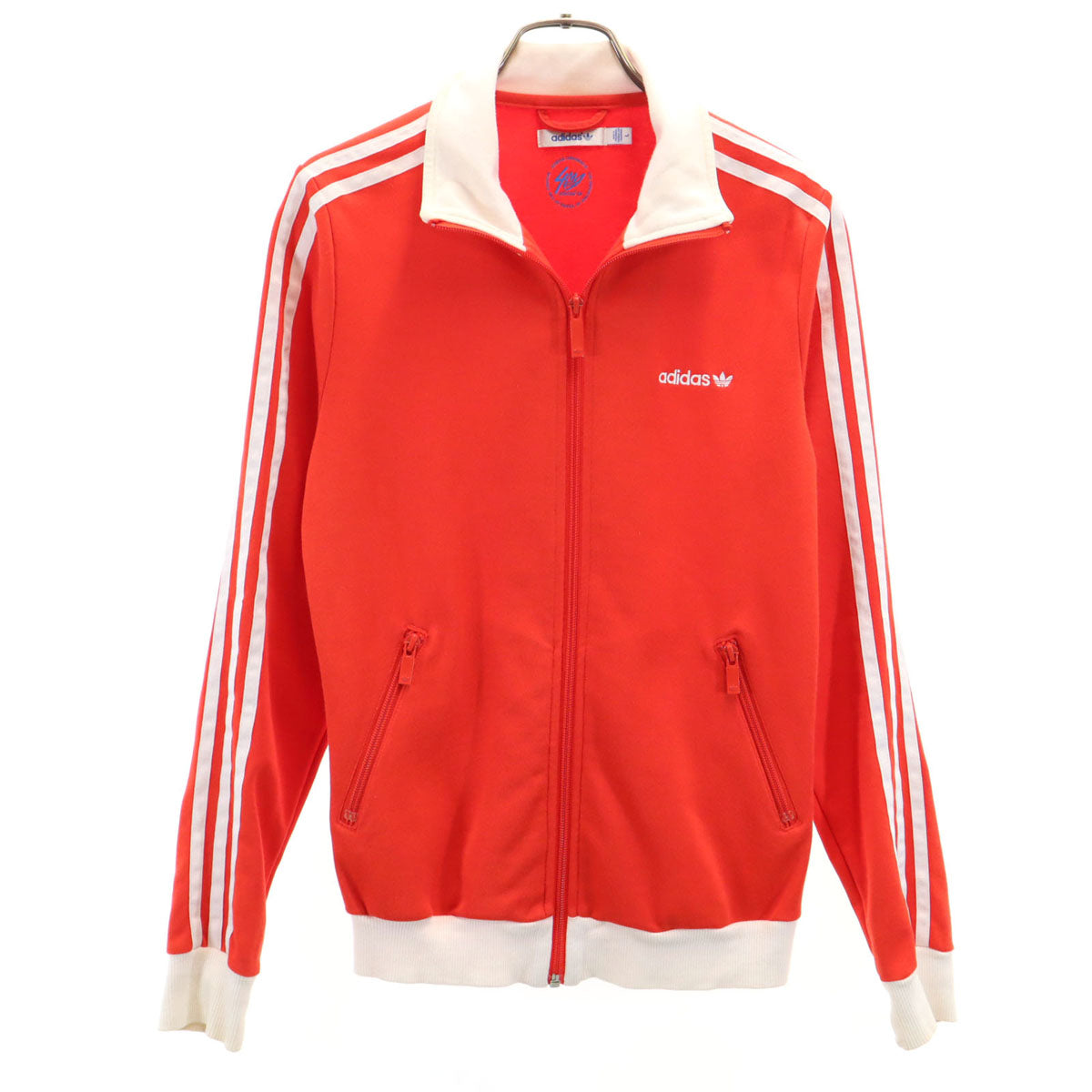 adidas アディダス トラックジャケット L オレンジ レディース