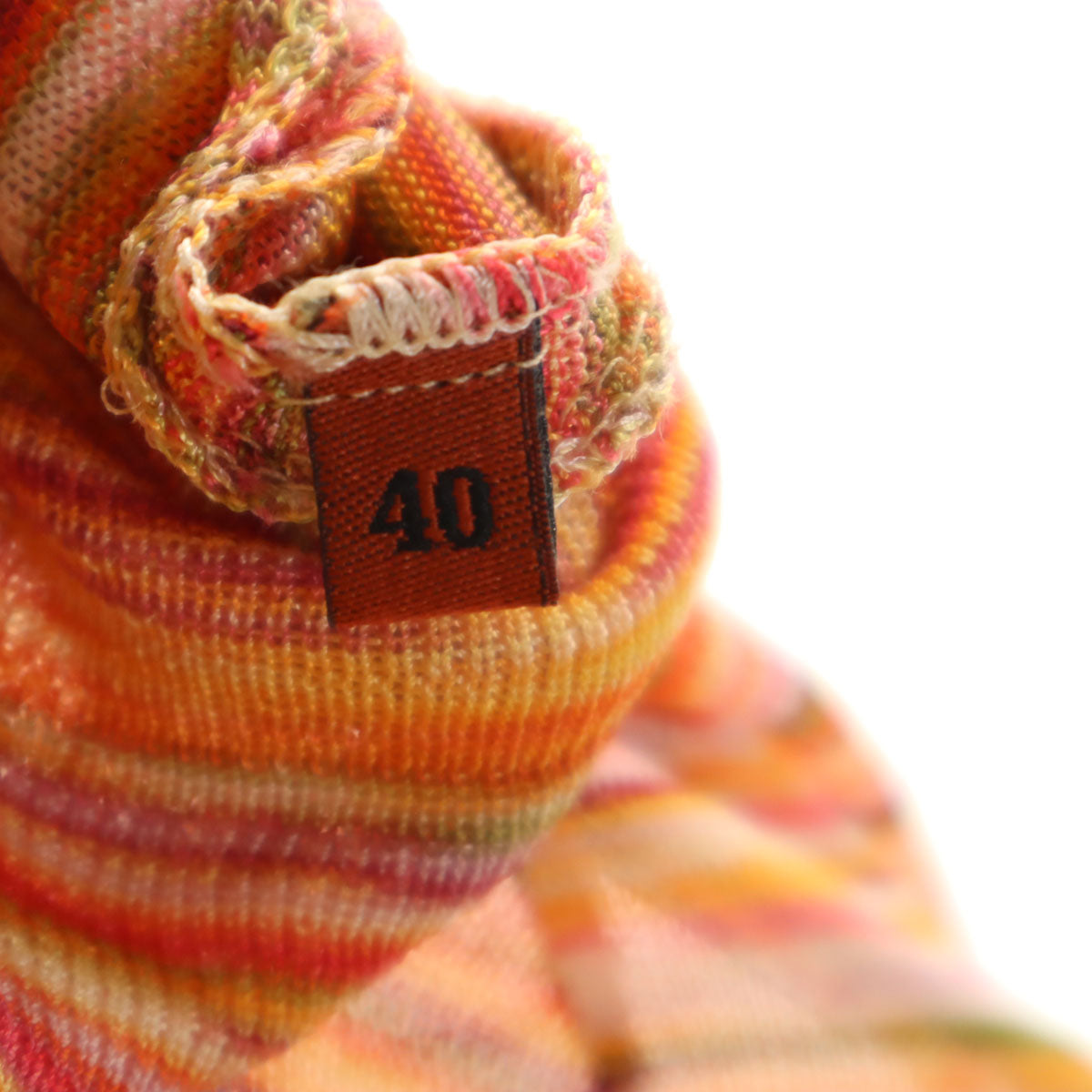 Missoni ミッソーニ イタリア製 ボーター柄 長袖 カーディガン 40 レディース