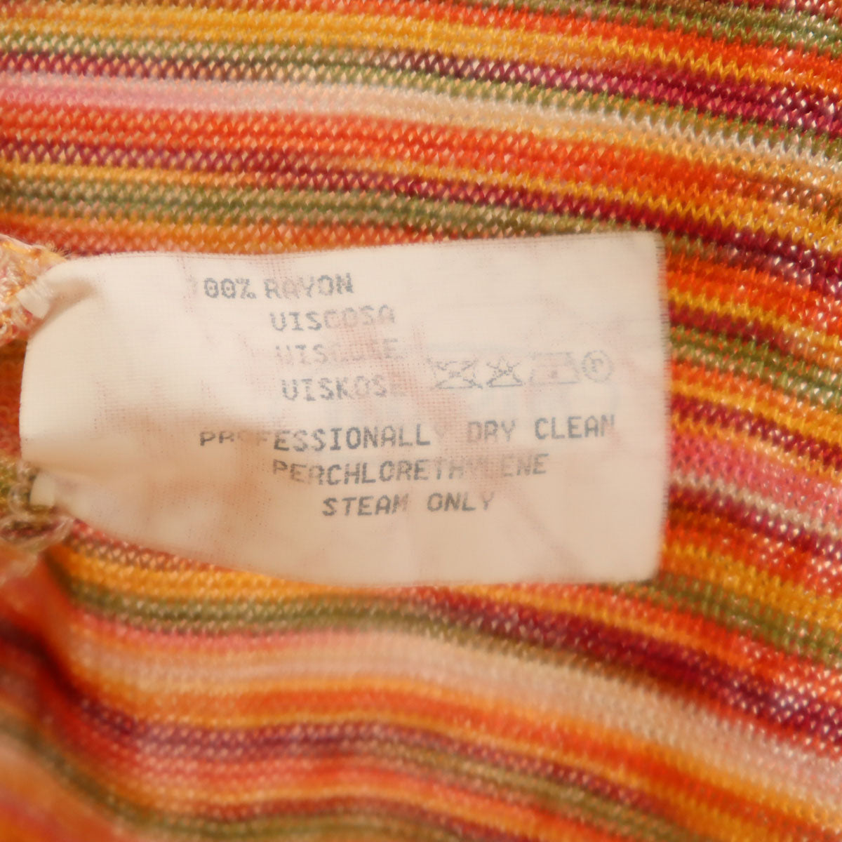 Missoni ミッソーニ イタリア製 ボーター柄 長袖 カーディガン 40 レディース