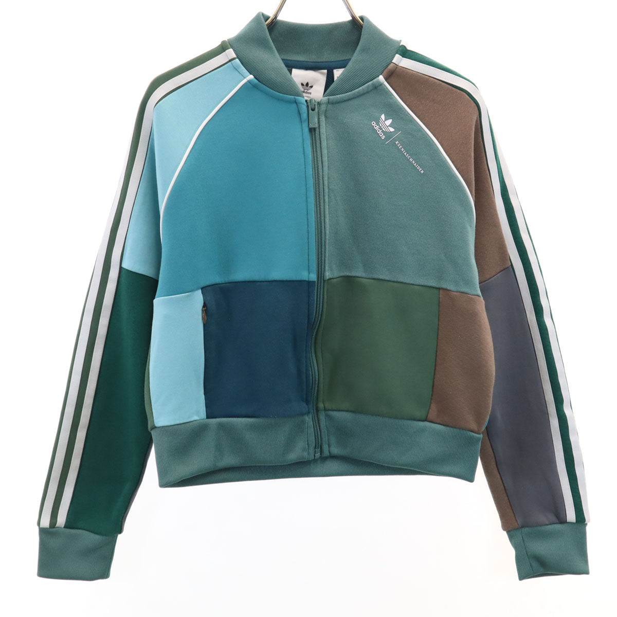 adidas Originals アディダスオリジナルス Ksenia Schnaider クセニア シュナイダー コラボ ショート丈 トラックジャケット L マルチ レディース