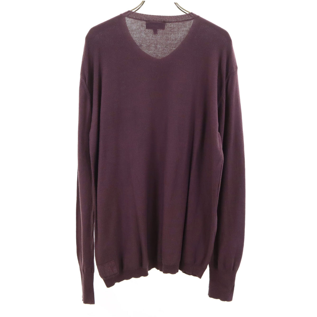 Emporio Armani エンポリオアルマーニ トルコ製 長袖 セーター M パープル メンズ