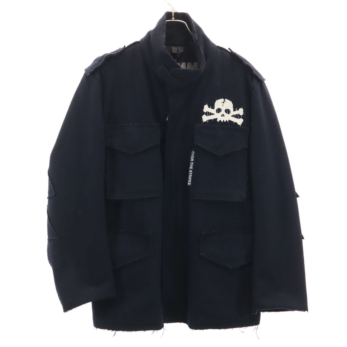 OVER THE STRIPES オーバーザストライプス 日本製 ウールジャケット M ブラック メンズ