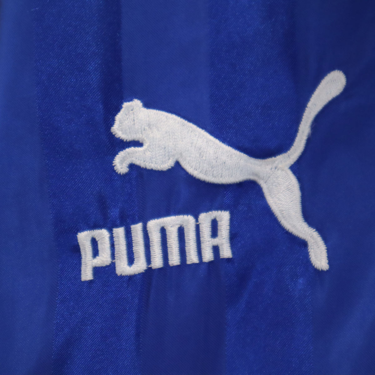 PUMA プーマ 90s オールド ヒットユニオン ストライプ柄 トレーニング ウインドブレーカー 上下 セットアップ S-M/S ブルー系 メンズ