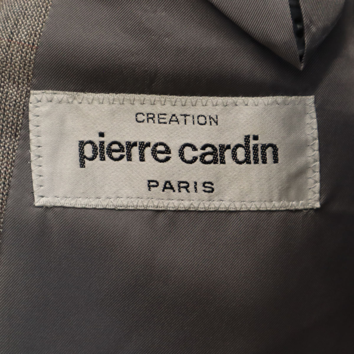 Pierre Cardin ピエールカルダン 80s 90s オールド スーツ 上下 セットアップ 96AB5 グレー メンズ
