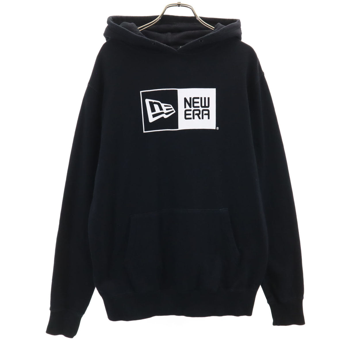 NEW ERA ニューエラ 長袖 スウェットパーカー M ブラック メンズ