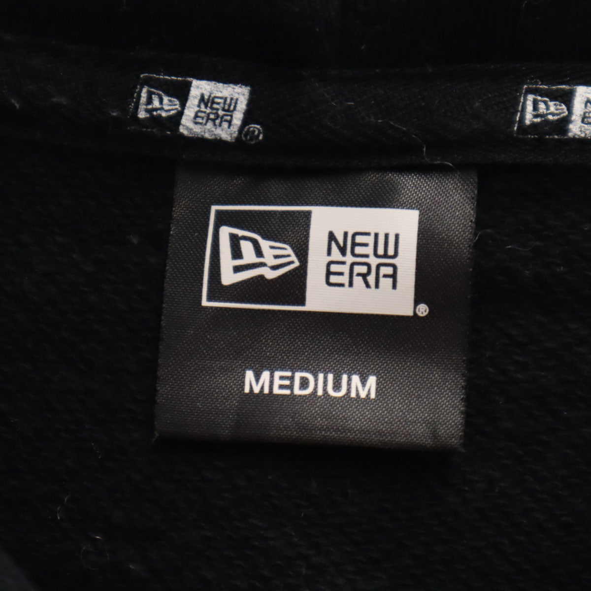 NEW ERA ニューエラ 長袖 スウェットパーカー M ブラック メンズ
