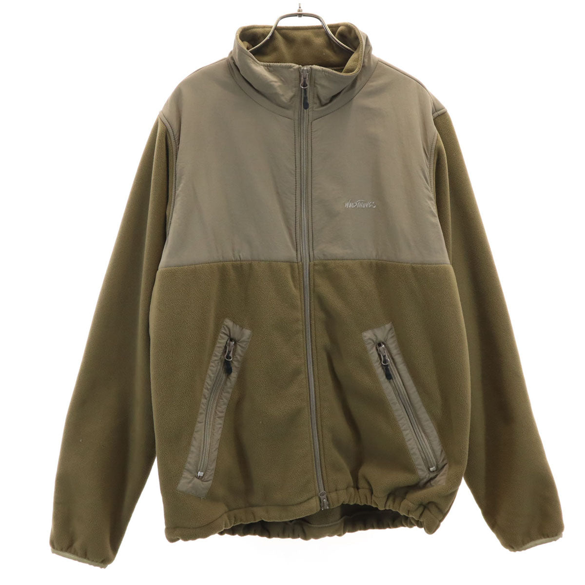 WILDTHINGS ワイルドシングス フリースジャケット L オリーブ系 メンズ