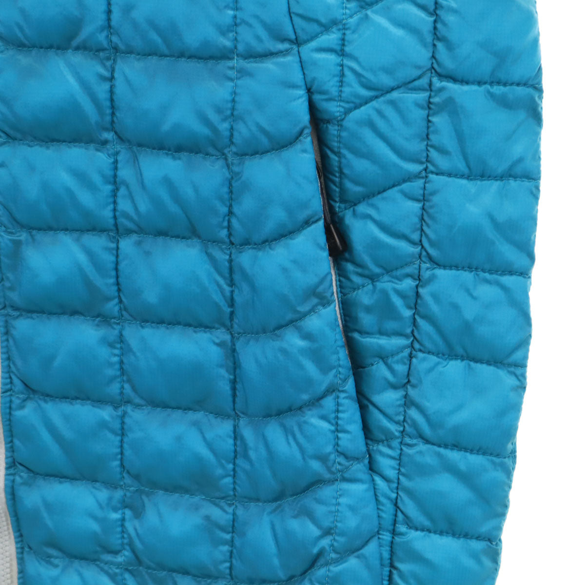 THE NORTH FACE ノースフェイス ライト 中綿ジャケット S 水色 TC8Q アウトドア ポケッタブル メンズ