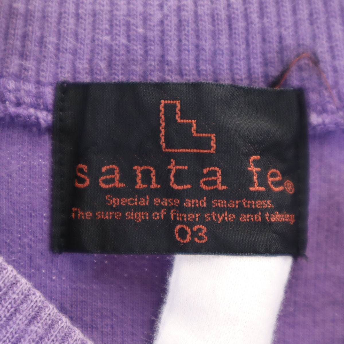 santa fe サンタフェ 90s 日本製 オールド 長袖 スウェット トレーナー 3 パープル メンズ