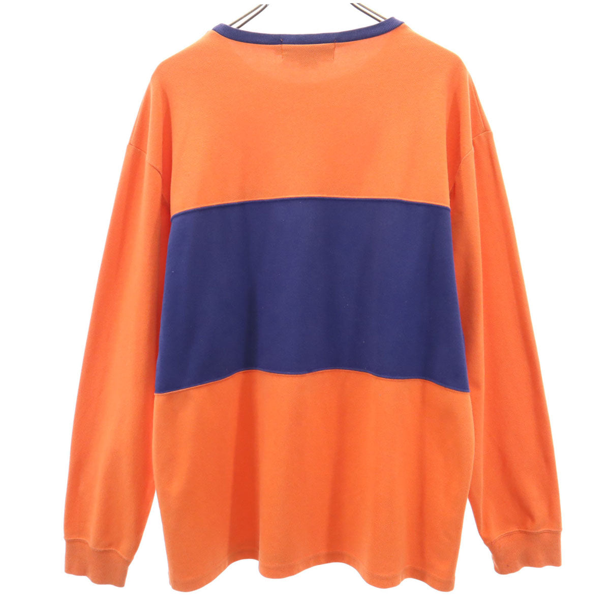 POLO SPORTS ポロスポーツ 90s オールド 長袖 トレーナー Ｌ オレンジ系 スウェット メンズ
