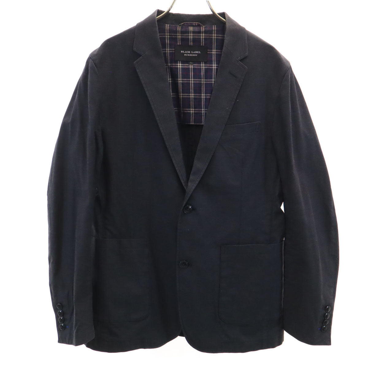 BURBERRY BLACK LABEL バーバリーブラックレーベル テーラードジャケット L チャコールグレー 三陽商会 メンズ