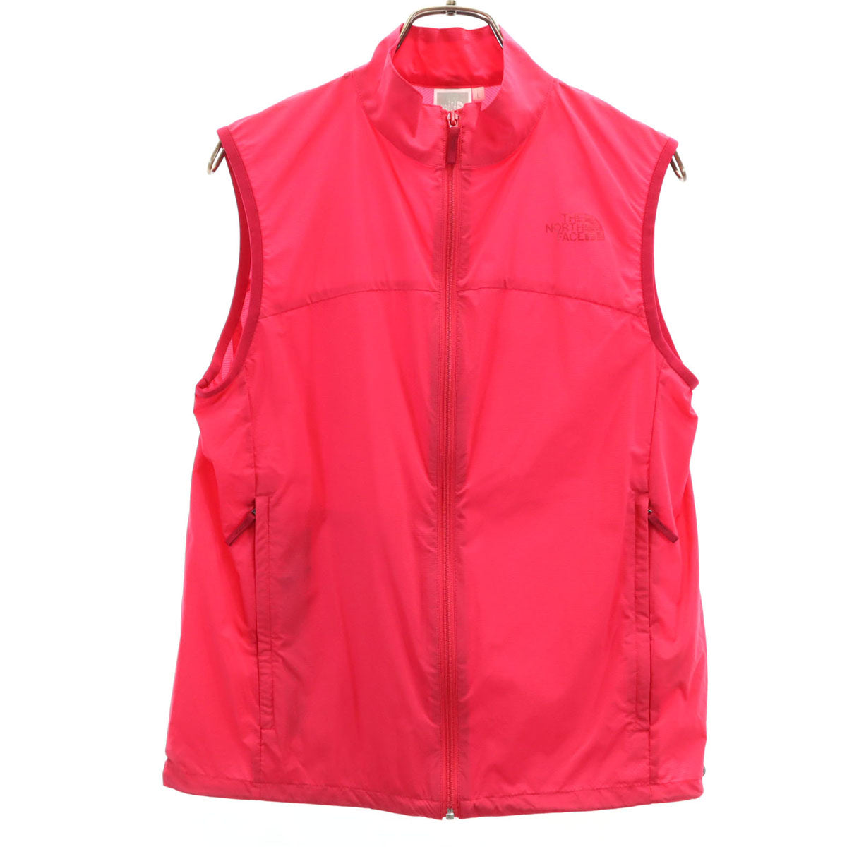 美品 THE NORTH FACE ノースフェイス ベスト L ショッキングピンク NPW21421 アウトドア レディース