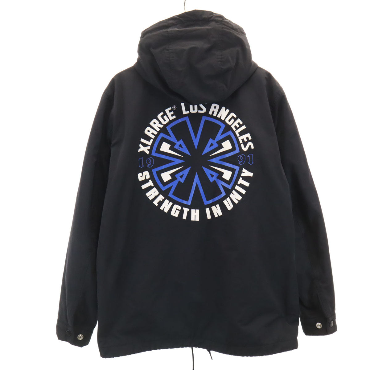 XLARGE エクストララージ フーディー コーチジャケット S ブラック メンズ