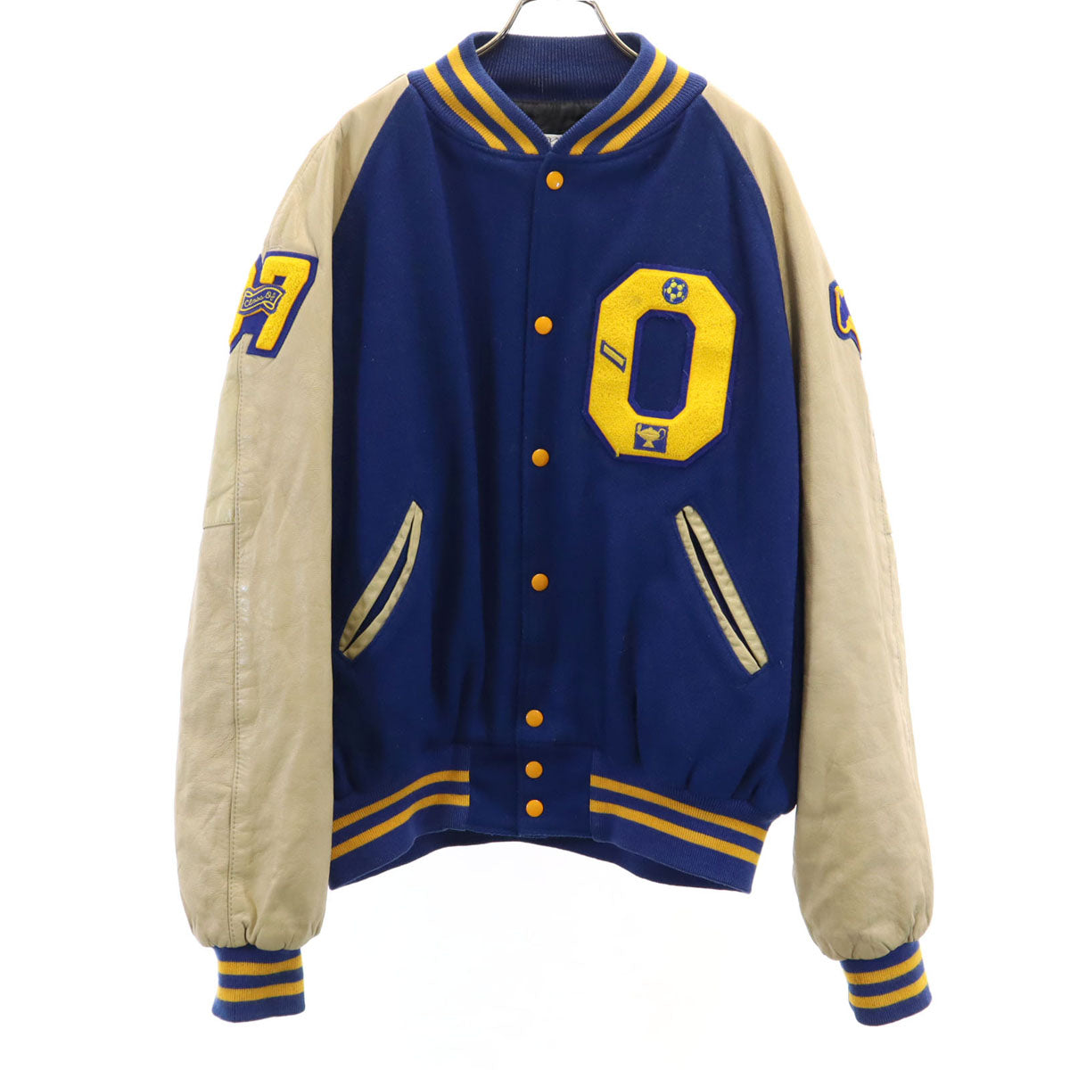 LARRY BLACK Sporting Goods ラリーブラックスポーティンググッズ 90s オールド スタジャン XL 青紺系 メンズ