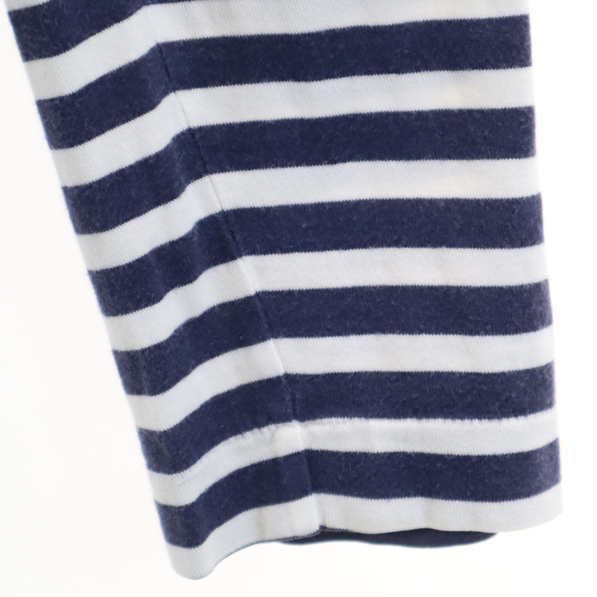 PLAY COMME des GARCONS プレイコムデギャルソン 日本製 ボーダー柄 長袖 Tシャツ M ネイビー ロンT レディース