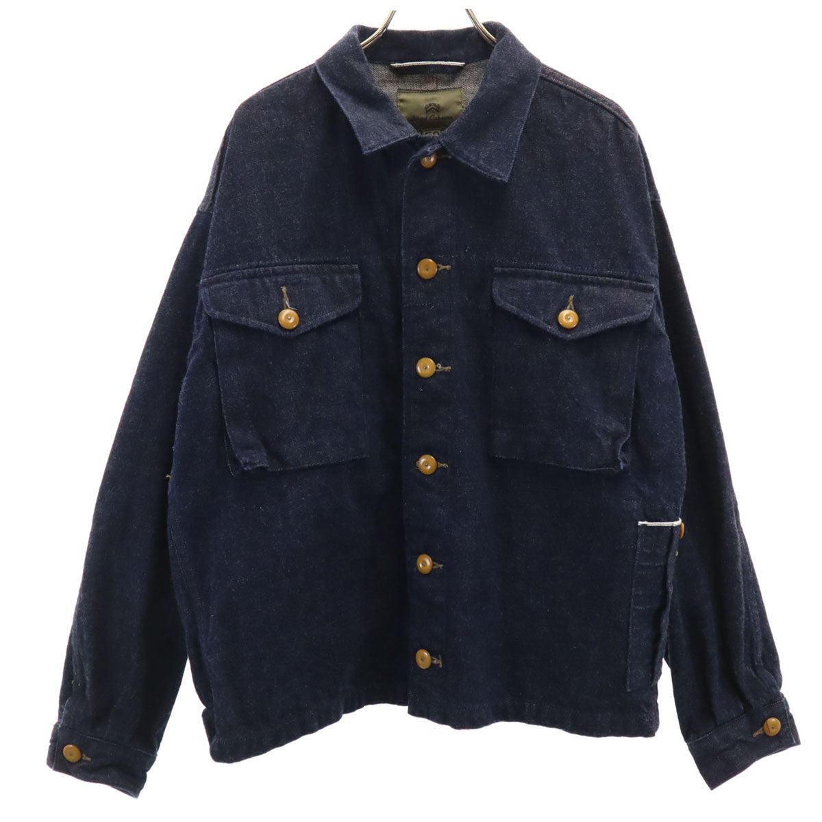 Nigel Cabourn ナイジェルケーボン 日本製 デニムジャケット 50 インディゴ ジージャン メンズ