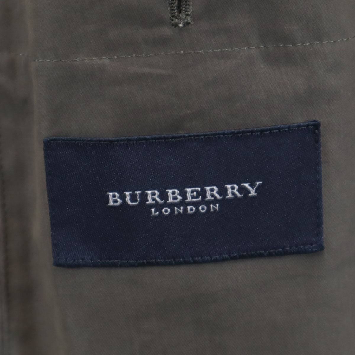BURBERRY LONDON バーバリーロンドン 日本製 テーラードジャケット LL カーキブラウン系 三陽商会 メンズ