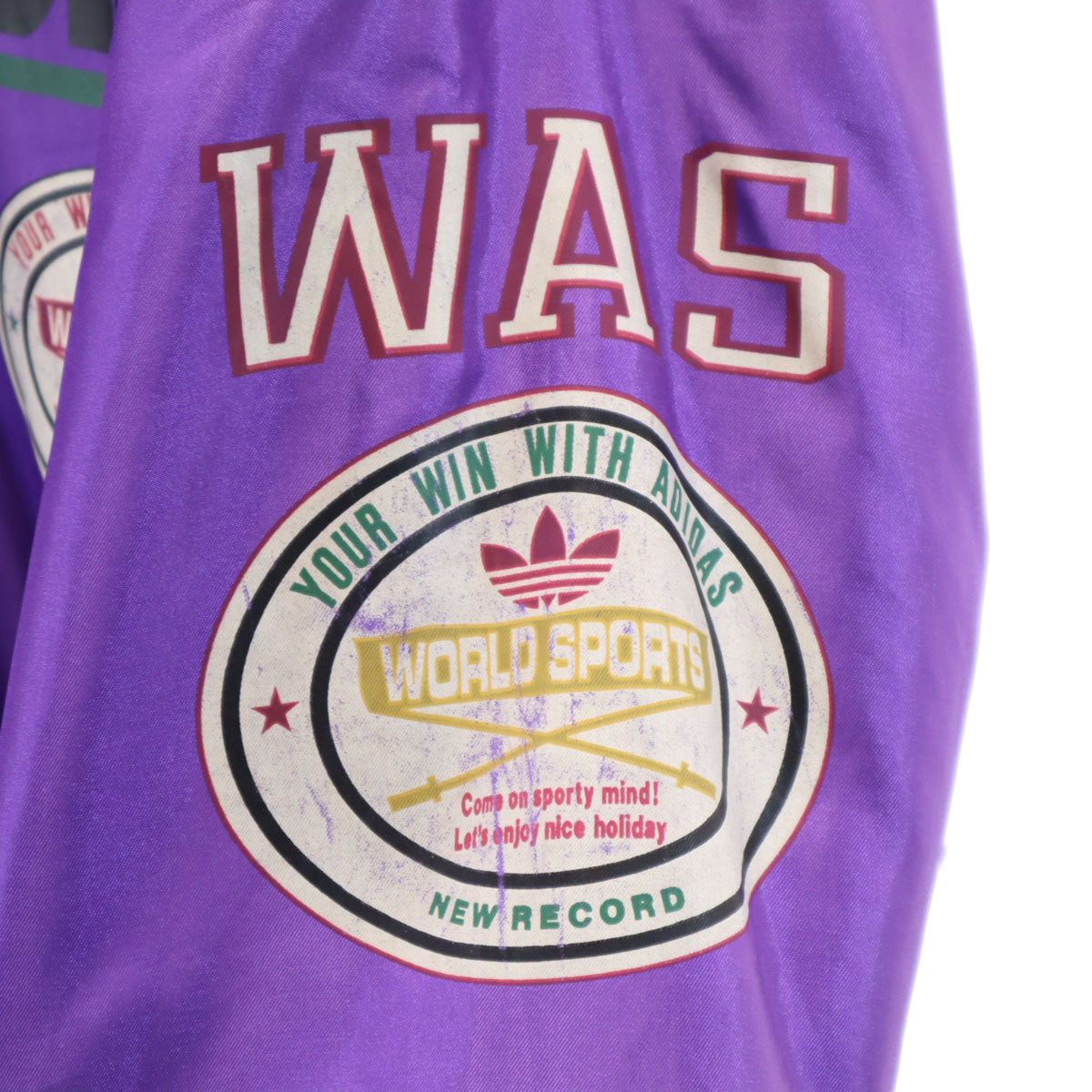 adidas アディダス 80s ヴィンテージ ジャケット O パープル 裏ボア メンズ