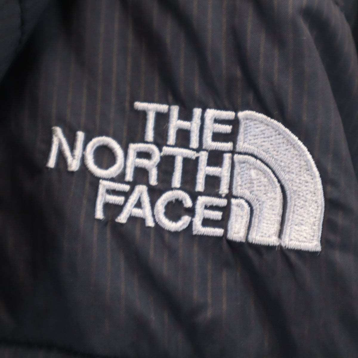 THE NORTH FACE ノースフェイス ストライプ柄 中綿ジャケット M ブラック NY01370 アウトドア メンズ