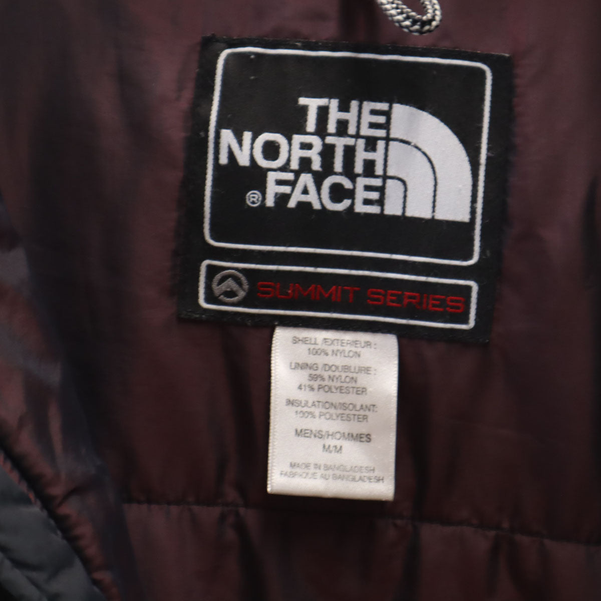 THE NORTH FACE ノースフェイス ストライプ柄 中綿ジャケット M ブラック NY01370 アウトドア メンズ