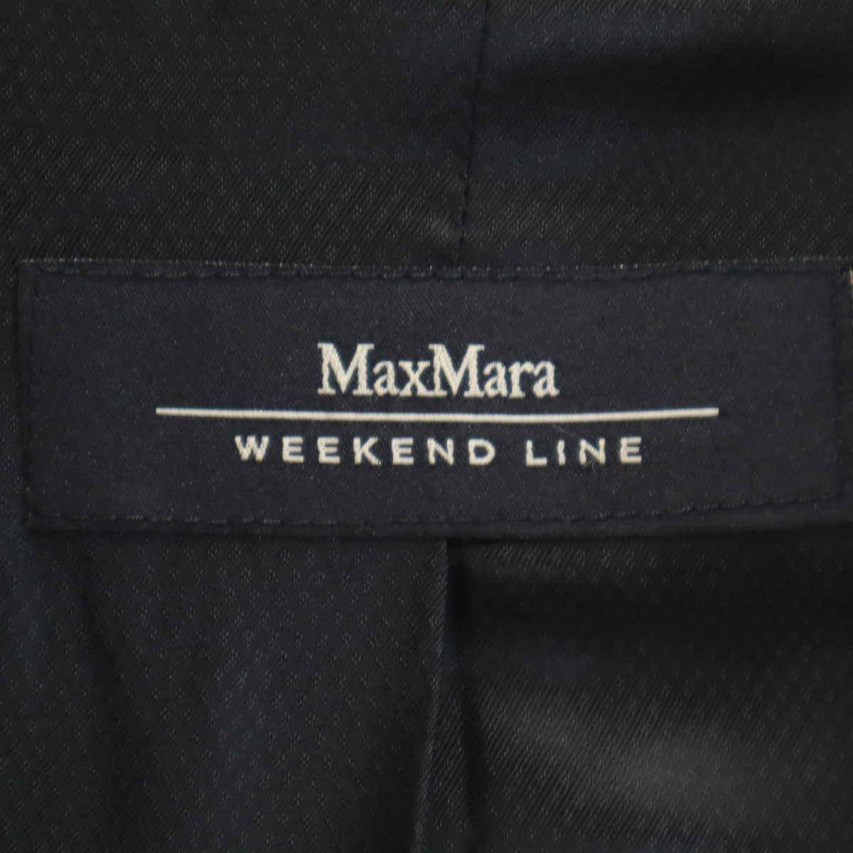 MaxMara WEEKEND LINE マックスマーラ ウィークエンドライン ウールジャケット 40 ブラック レディース