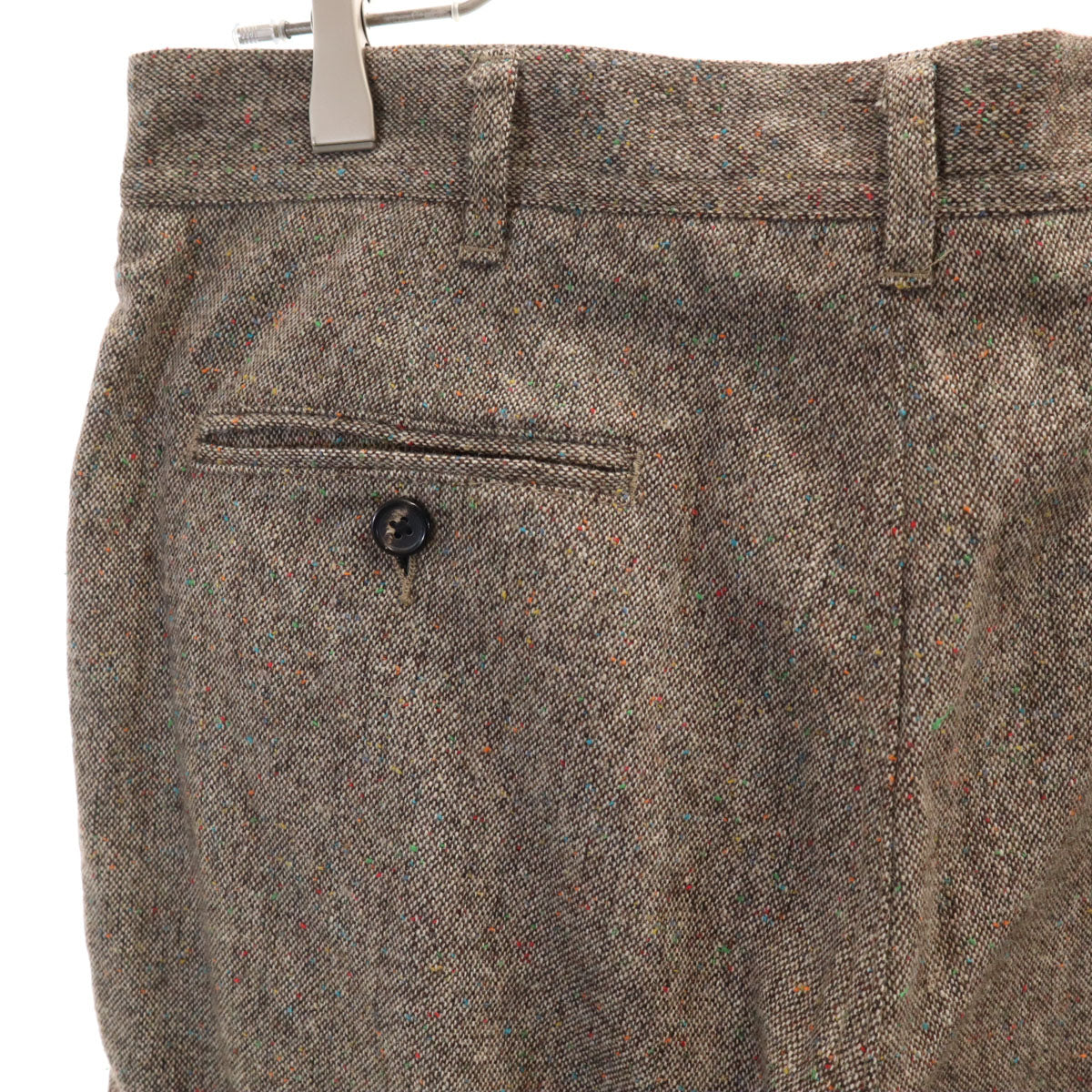 BEAMS ビームス パンツスーツ 上下 セットアップ L ブラウン メンズ