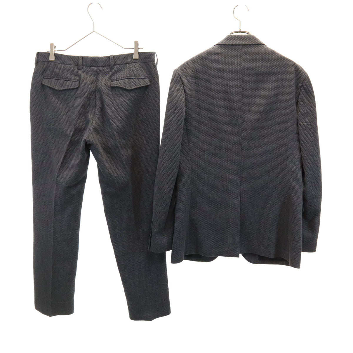 JOSEPH HOMME ジョセフオム 総柄 スーツ 上下 セットアップ 48 グレー メンズ