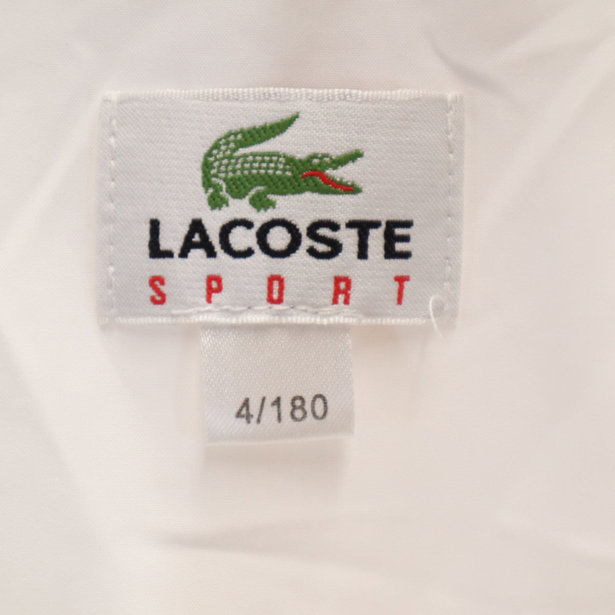 LACOSTE SPORT ラコステ スポーツ 総柄 ジャケット 4 ホワイト メンズ