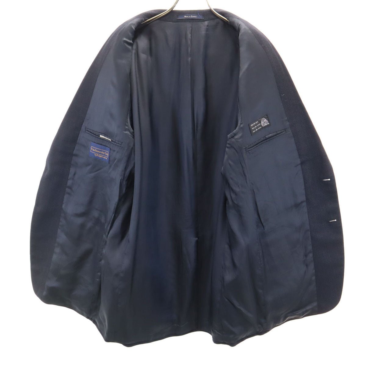 Polo University Club by Ralph Lauren ポロユニバーシティクラブバイラルフローレン 80s 90s カナダ製 オールド スーツ 上下 セットアップ 42 ネイビー メンズ