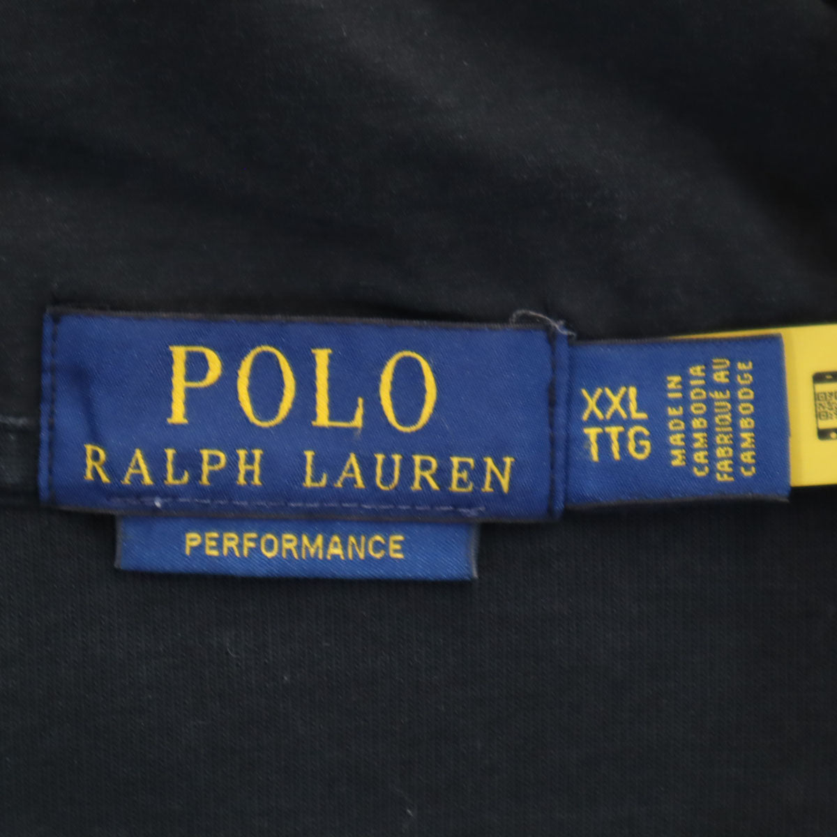 POLO RALPH LAUREN ポロラルフローレン 長袖 ジップパーカー XXL ブラック ビックサイズ メンズ