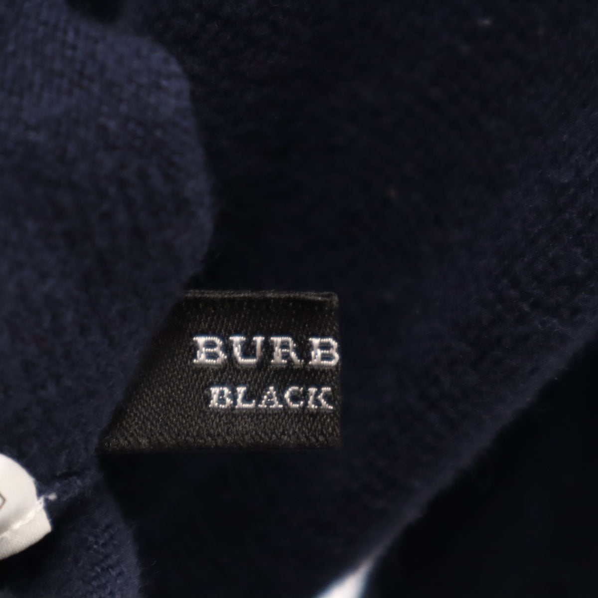 BURBERRY BLACK LABEL バーバリーブラックレーベル 長袖 ニットカーディガン 3 ネイビー 三陽商会 メンズ