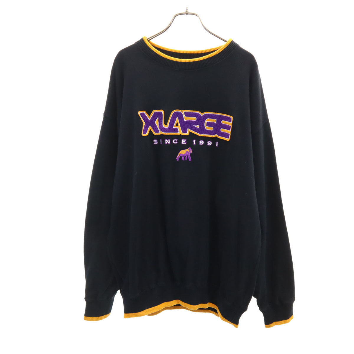 XLARGE エクストララージ 長袖 スウェット トレーナー L ブラック メンズ