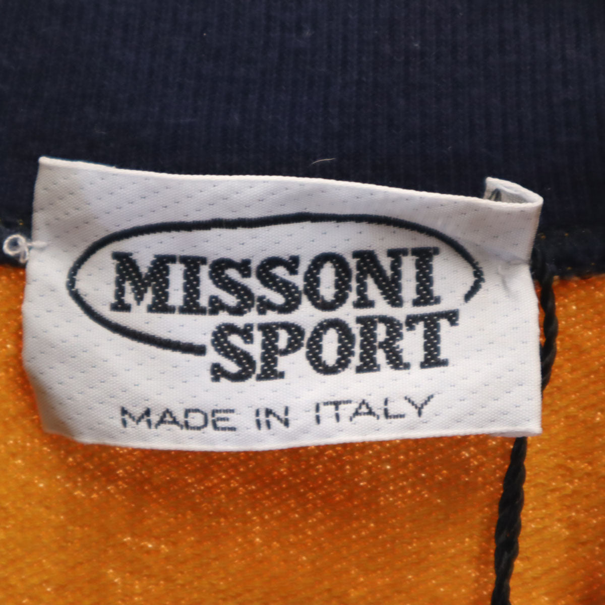MISSONI SPORT ミッソーニスポーツ 90s イタリア製 オールド 長袖 スウェット トレーナー M オレンジ メンズ