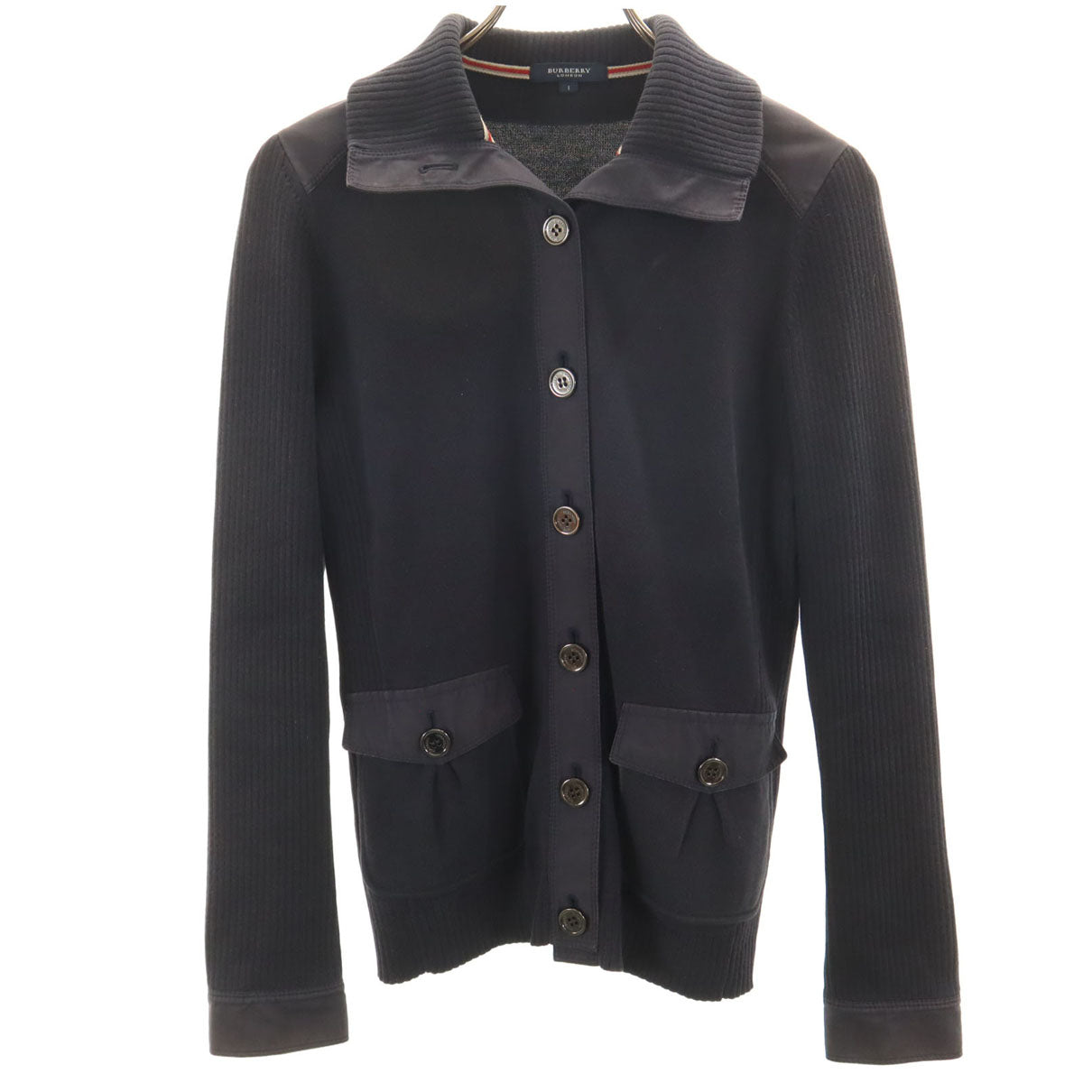 BURBERRY LONDON バーバリーロンドン 長袖 ニットカーディガン 1 ネイビー 三陽商会 レディース