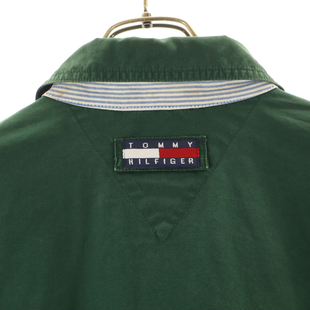 TOMMY HILFIGER トミーヒルフィガー 90s オールド フラッグタグ スウィングトップ M グリーン メンズ